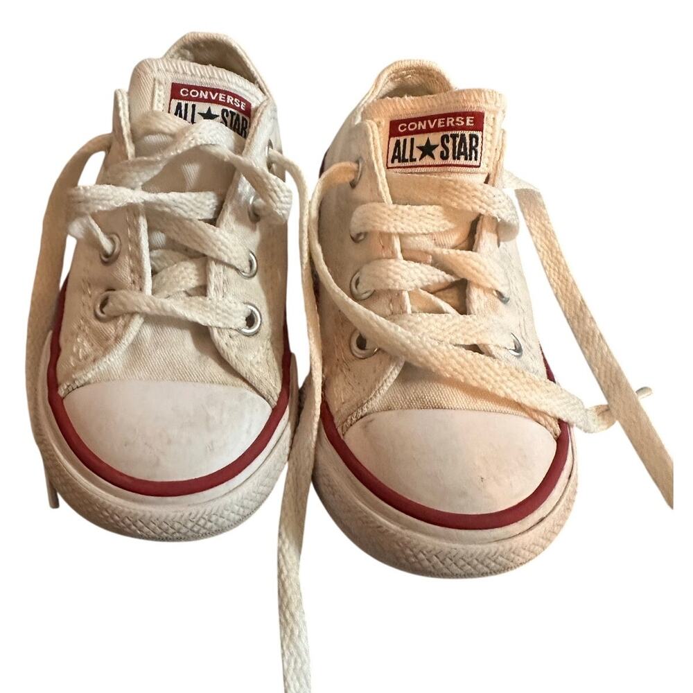 White All Star Converse 6k